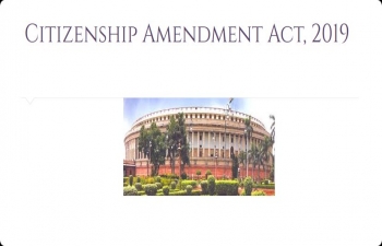 Citizenship Amendment Act, 2019